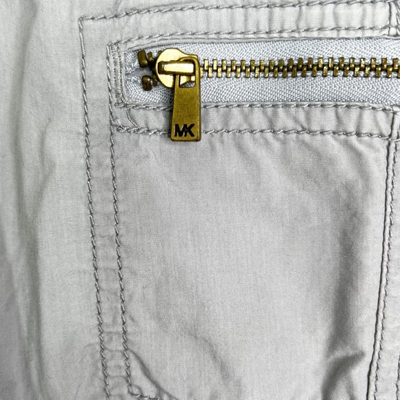 MICHAEL Michael Kors Lightweight Convertible Straight Leg Pants Grey Women’s 6 - Picture 7 of 11